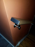 LED Square Flat Wall Mount Modern Stair Hand Rail Staircase Railing Kit - Aluminium