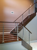 Modern Square Stairs Balcony Hand Rail Staircase Railing Kit - Aluminium