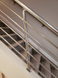 Modern Stairs Balcony Hand Rail Staircase Railing Kit - Aluminium Knee Wall Board