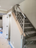 Modern Stairs Balcony Hand Rail Staircase Railing Kit - Aluminium Knee Wall Board