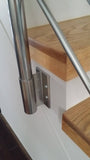 Modern Stairs Balcony Hand Rail Staircase Railing Kit - Aluminium Side Connected