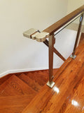 Modern Square Stairs Balcony Glass Hand Rail Staircase Railing Kit - Glass NOT included