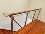 Modern Square Stairs Balcony Glass Handrail Staircase Railing Kit - Glass NOT included