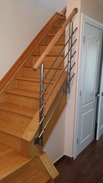 Modern Stairs Balcony Hand Rail Staircase Railing Kit - Aluminium Side Connected